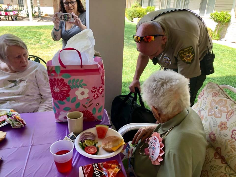 A 103-year-old woman's dream came true when she got the best birthday present ever: A 9-year-old calico cat who was in need of a home of her own.