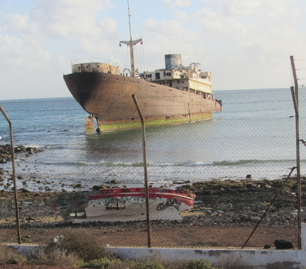 Canary Islands shipwreck