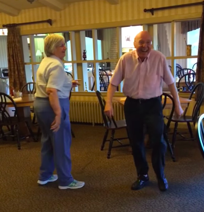 elderly dance