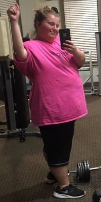 adrianna working out