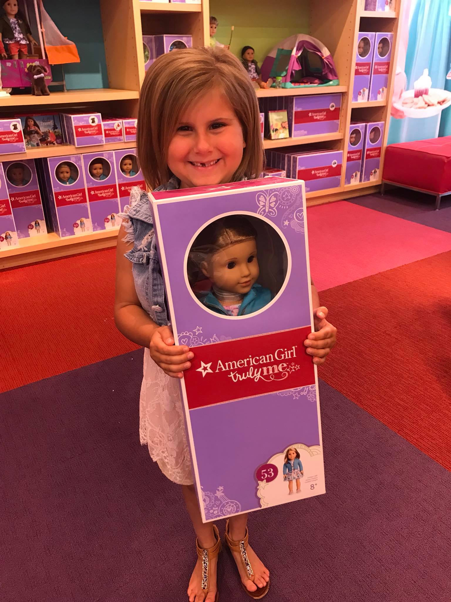 American girl store doll sick day