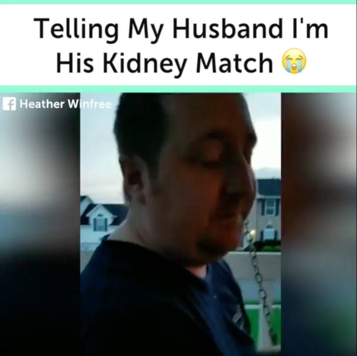 Wife surprising husband in sweet video about kidney donation