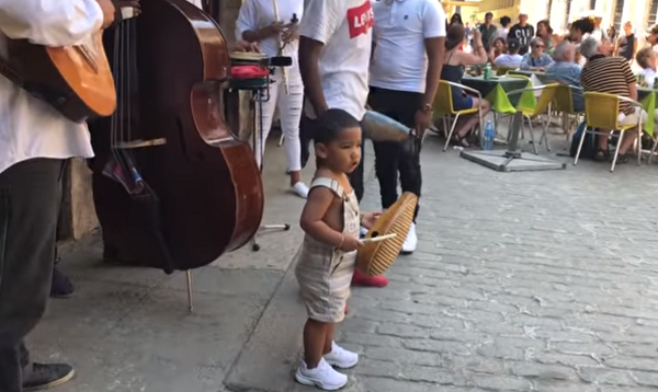 cuban boy steals the show