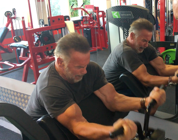 arnold working out