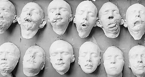 plaster cast faces