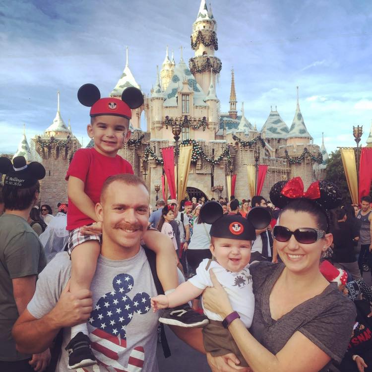 heberle family at disneyland