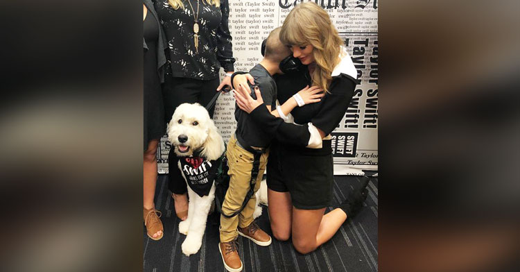 Jacob Hill Meets Taylor Swift 2 Yrs After She Buys His Service Dog
