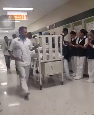 doctors move stretcher