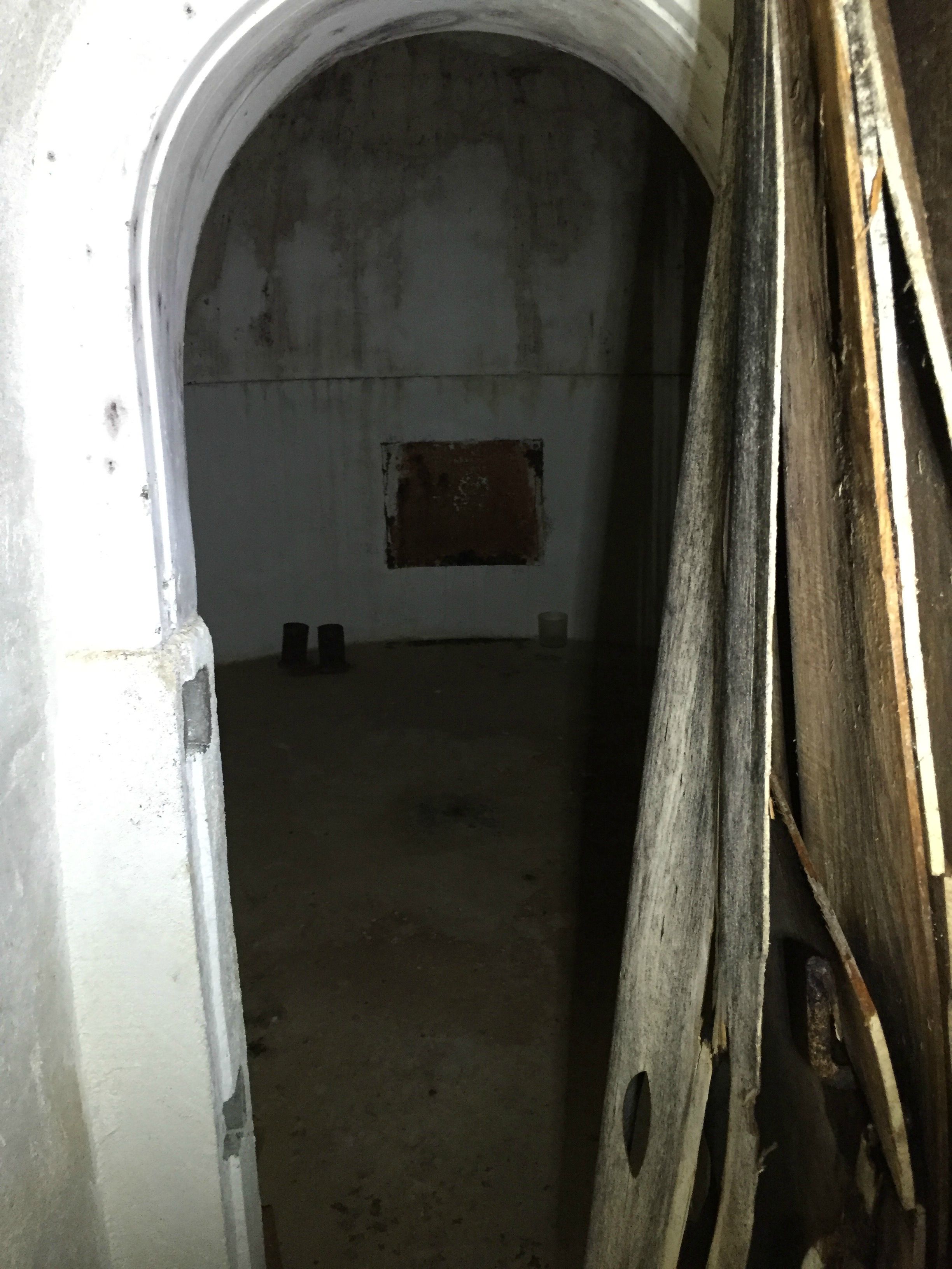 inside bomb shelter