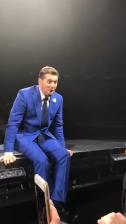 buble is stunned