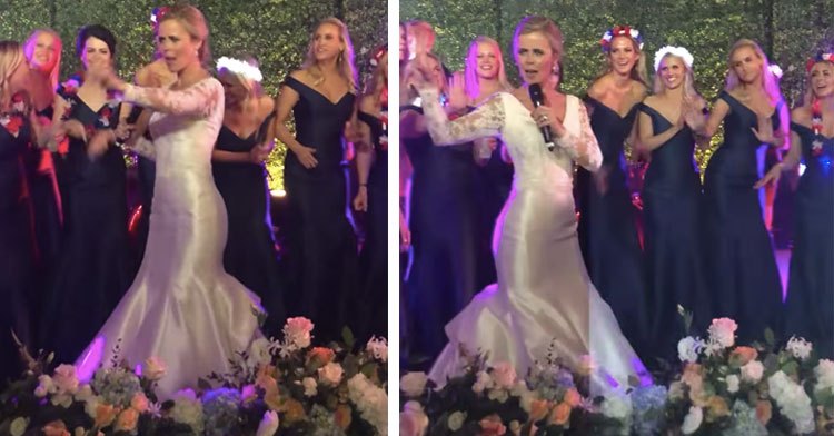 Catherine Branch Dances To Beyoncé's Love On Top At Wedding. -InspireMore