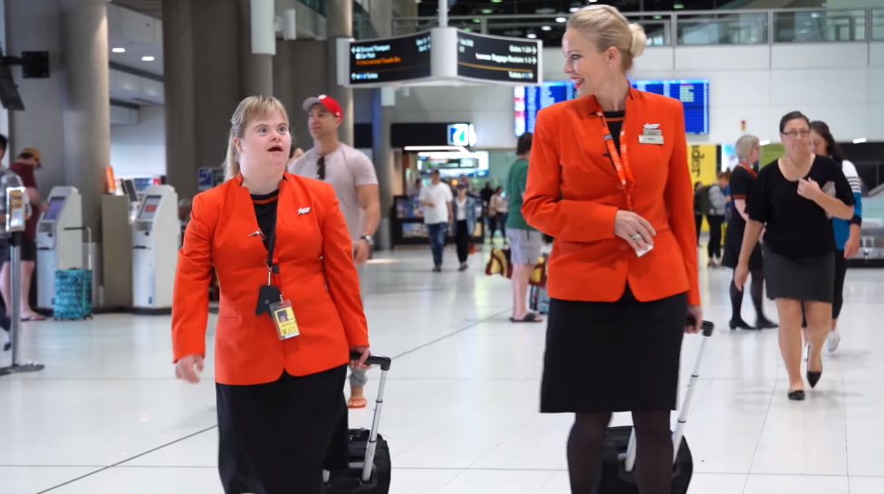 georgia living her dream as a flight attendant