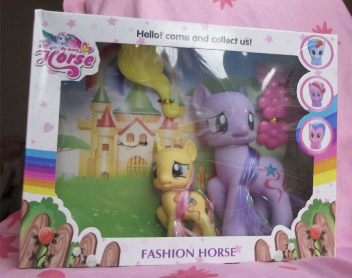 terrified pony toy