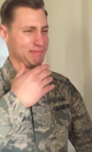 wife surprises airman 