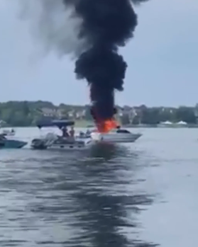 boat fire rescue dallas