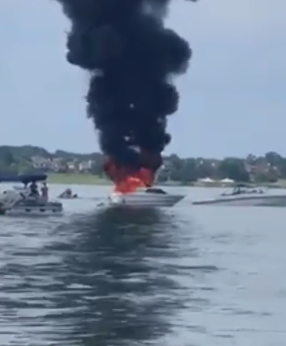 boat fire rescue dallas