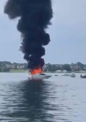 boat fire rescue dallas