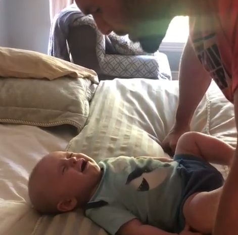 baby prefers mom's voice