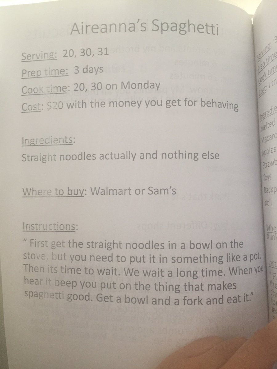 pre-k cookbook