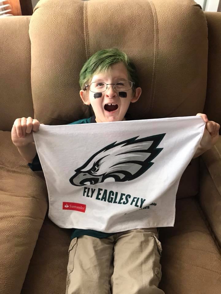giovanni loves the Philadelphia Eagles 