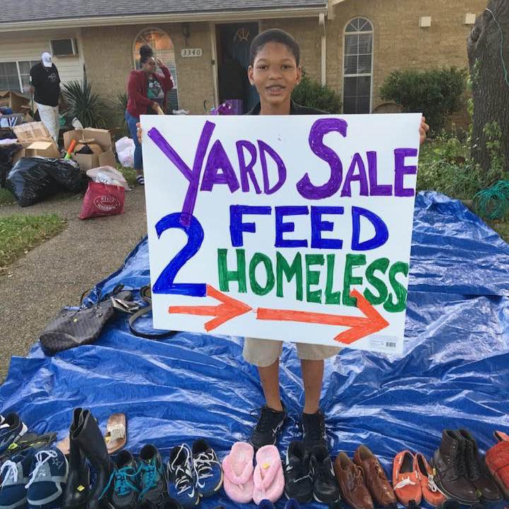 jaxson raises money to feed homeless