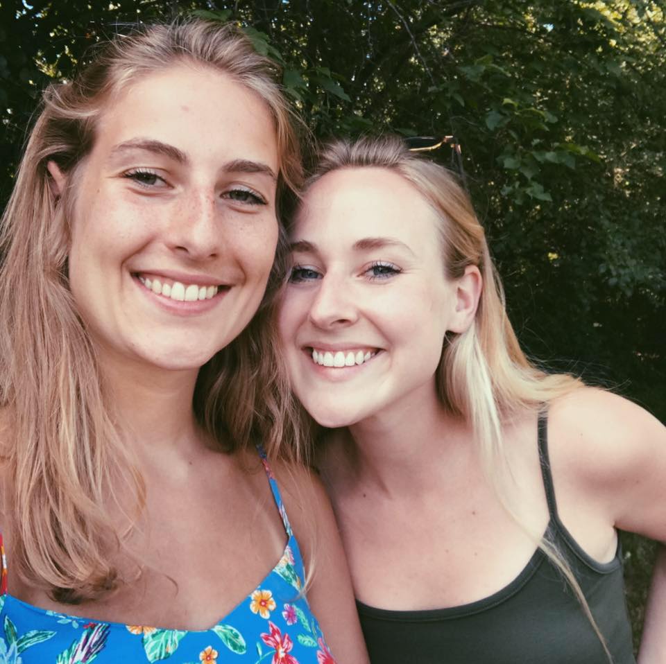 caroline and friend
