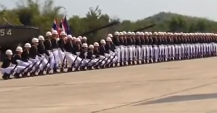 thai drill team