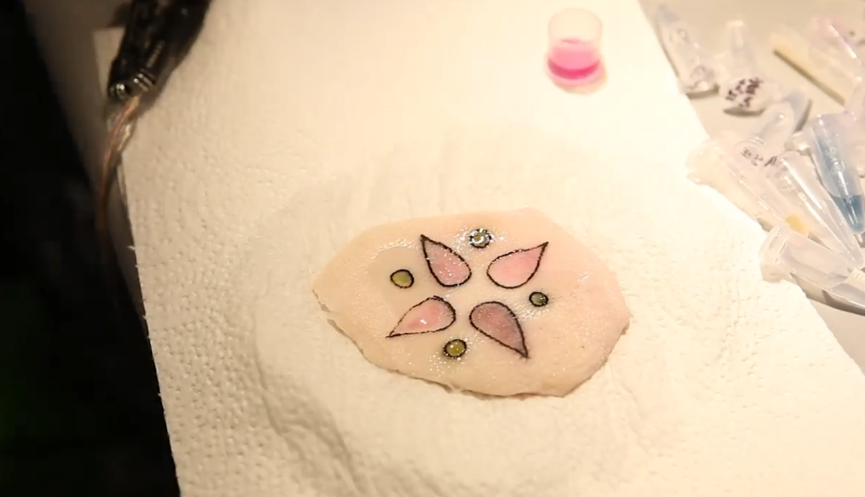 dermal abyss pig skin tattoo