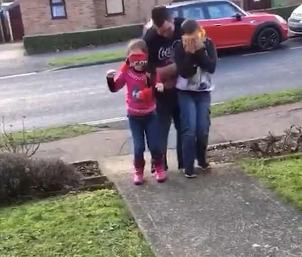 Siblings Break Down In Tears When They See New Family Home