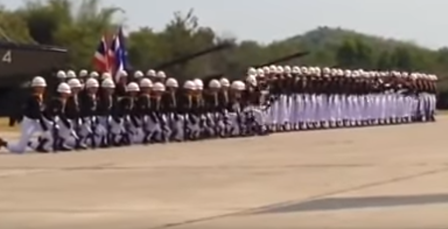 royal thai navy drill team