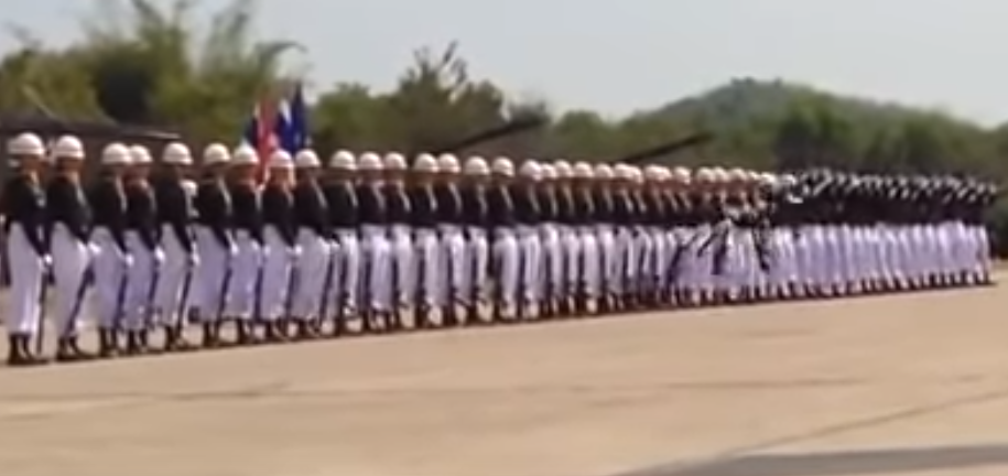 royal thai navy drill team