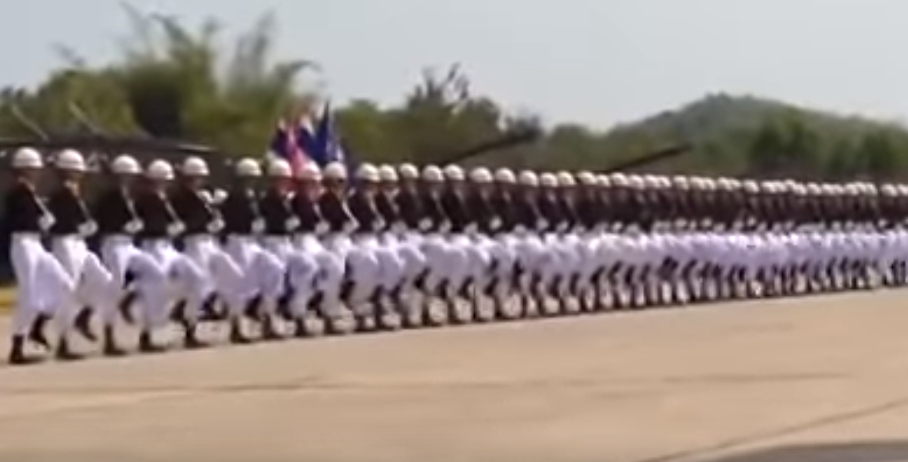 royal thai navy drill team