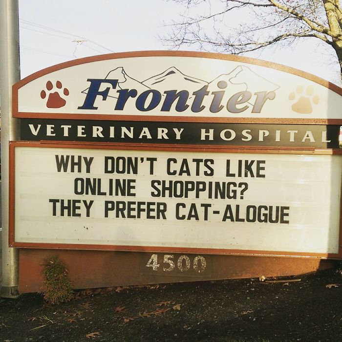 funny vet sign