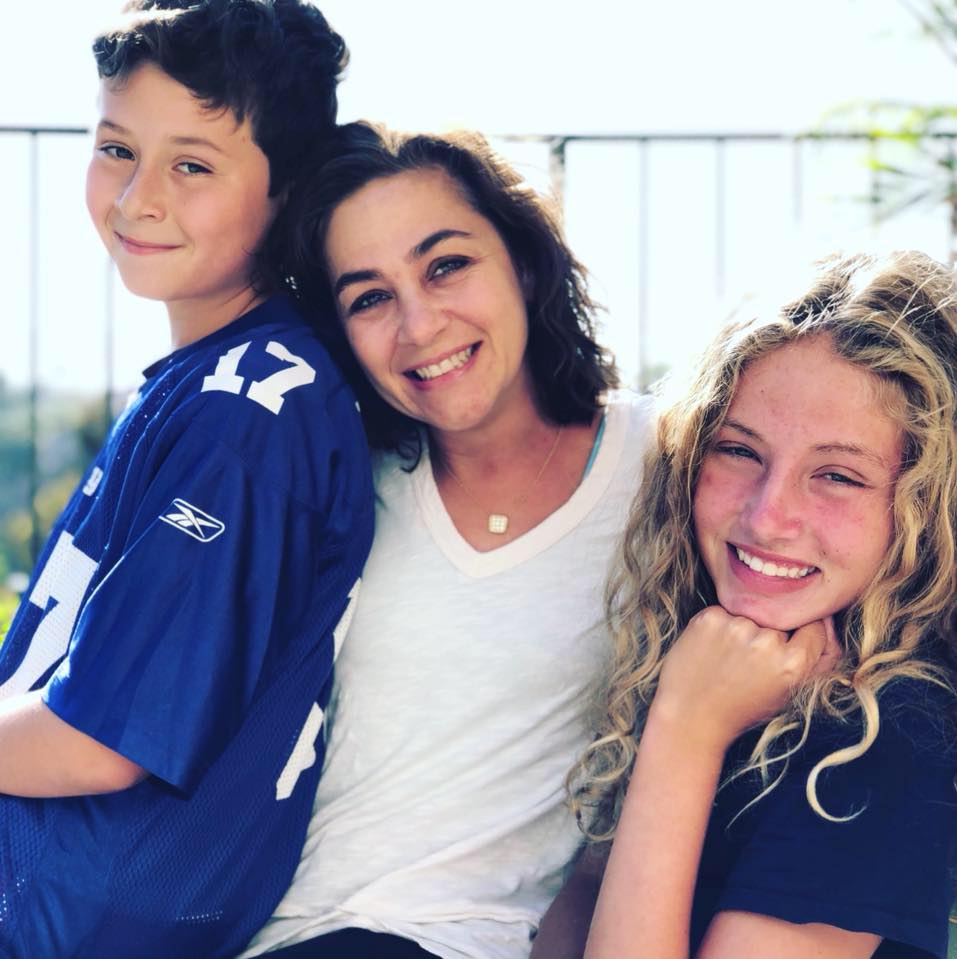 catherine and her kids