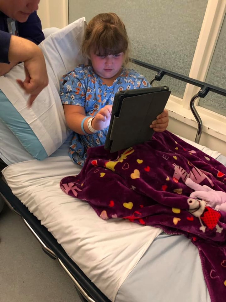 khloe in hospital