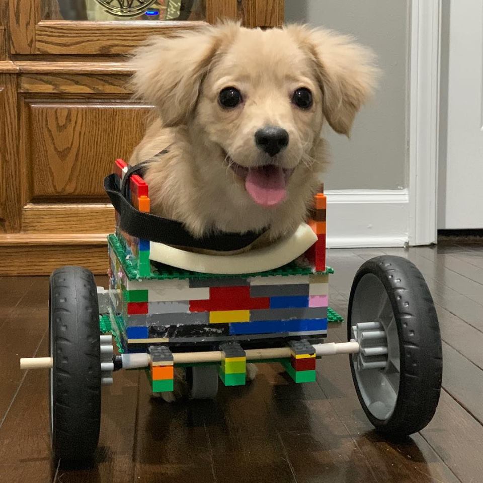 gracie's third lego wheelchair