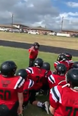 lane gives mavericks pep talk