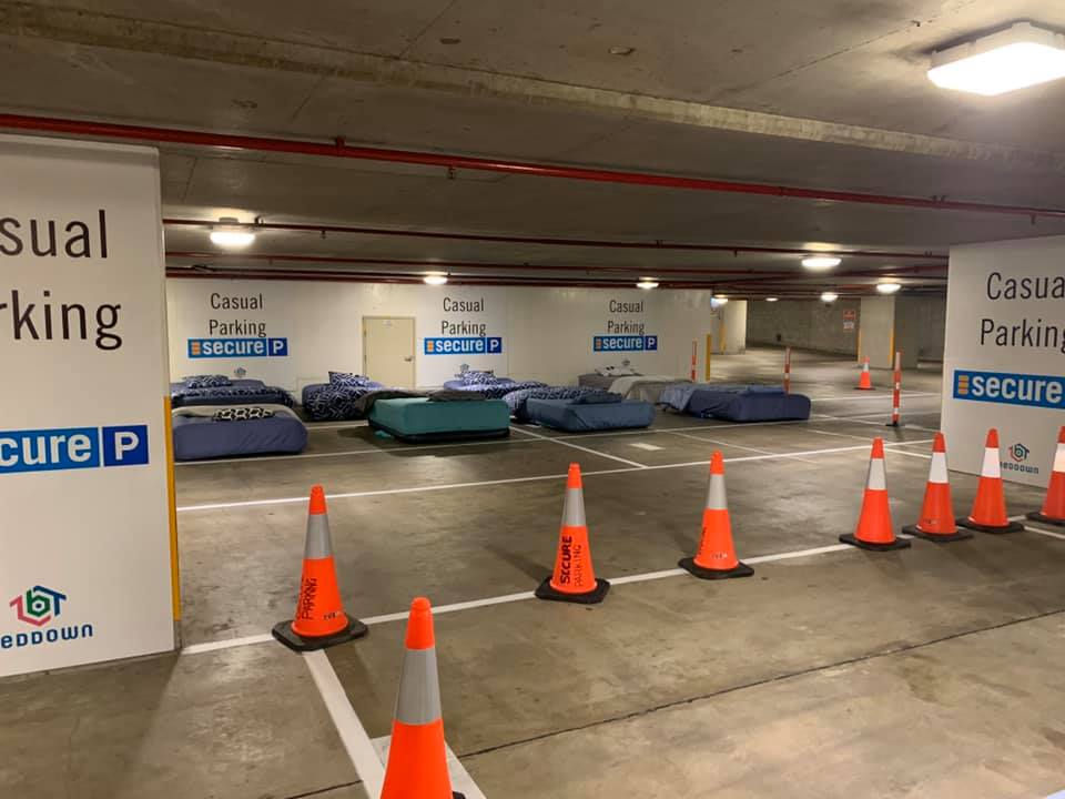 beddown parking garage