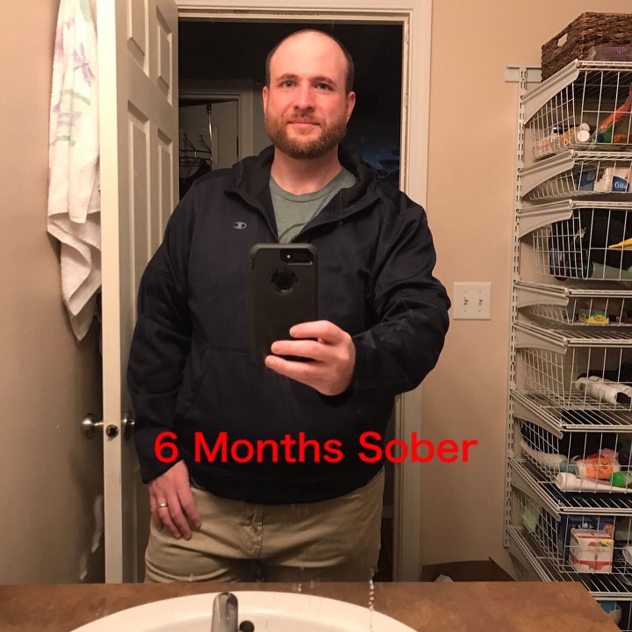 6 months sober