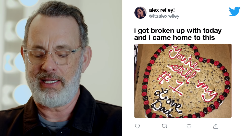 tom hanks reads nice tweets