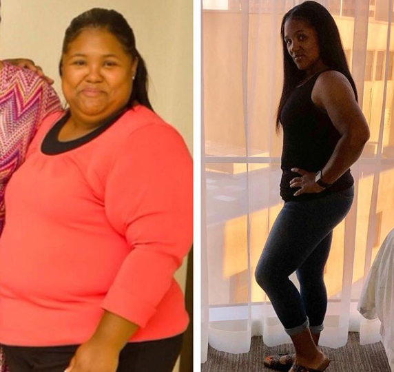 brandee before after weight loss