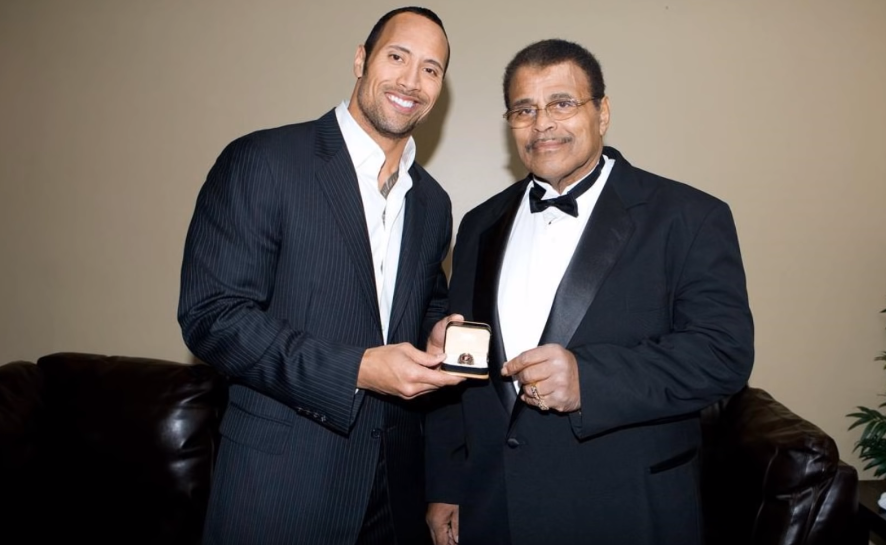 dwayne and rocky wwe hall of fame