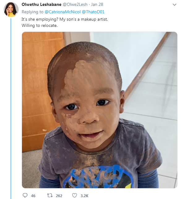 kids makeup tweet