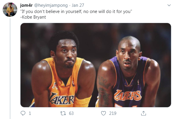 kobe tribute tweet