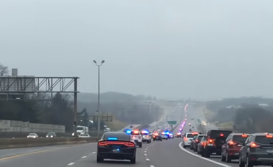 procession for officer o'connor