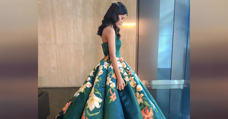 Ciara Gan of the Philippines Creates Her Own Graduation Gown