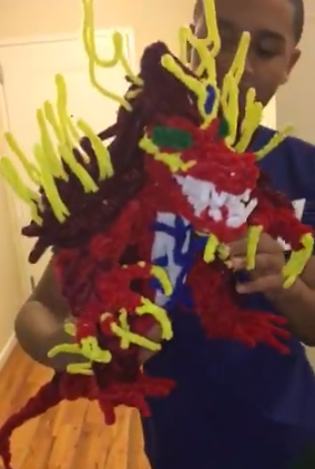 naseem's pipe cleaner monster