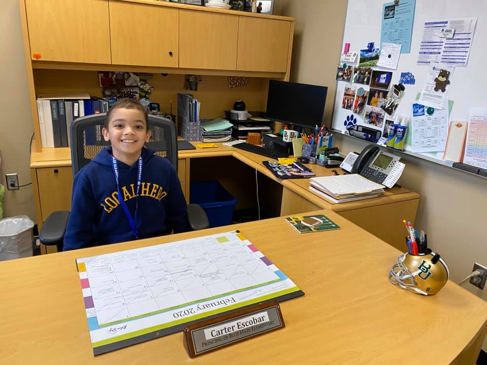 carter principal for a day