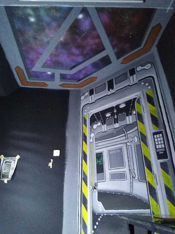 spaceship bedroom