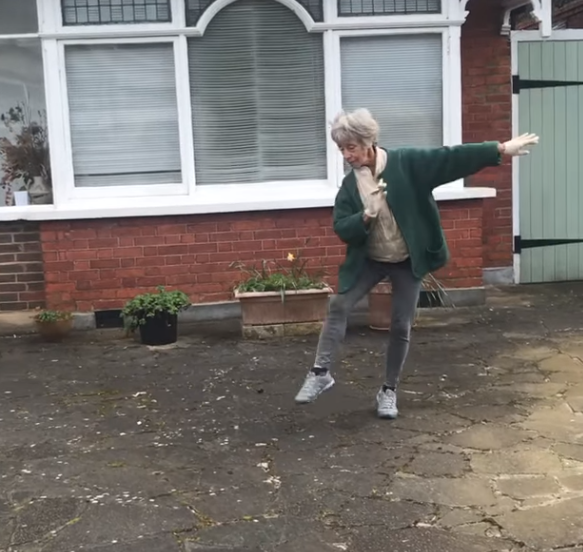 grandma dances